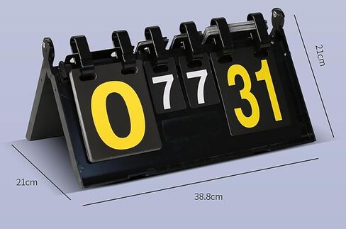 LED Football Replacement Board Portable Flip Scoreboard, Folding Design,Double Side Display, Suitable for Football, Basketball, and Other Competitions Portable Replacement Plate in Kuwait