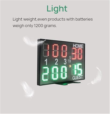 LED Digital Scoreboard Electronic Digital Multisport Scoreboard,for Basketball Table Tennis Baseball Soccer Volleybal in Kuwait