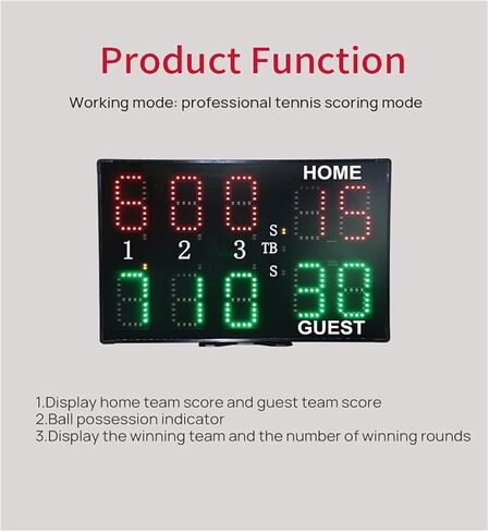 LED Digital Scoreboard Electronic Digital Multisport Scoreboard,for Basketball Table Tennis Baseball Soccer Volleybal in Kuwait