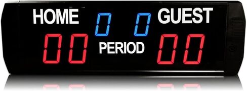LED Digital Scoreboard Indoor Scoreboard LED Digital Sports Scoreboard,6 Digits Football Score Display with Remote Control in Kuwait