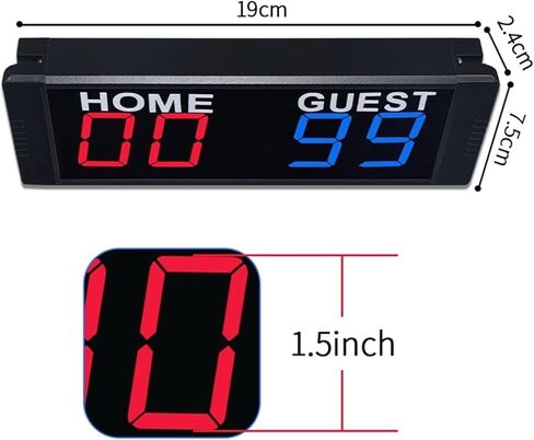 Digital Scoreboard, Portable Mini Basketball Scoreboard, Digital Multi Sport Indoor LED Scoreboard in Kuwait