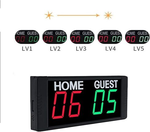 Digital Scoreboard, Portable Mini Basketball Scoreboard, Digital Multi Sport Indoor LED Scoreboard in Kuwait
