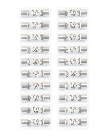20 Pcs Ceramic BS1362 Domestic Houshold Mains Plug Fuses(6mm x 25mm) (BS1362 5A) in Saudi Arabia