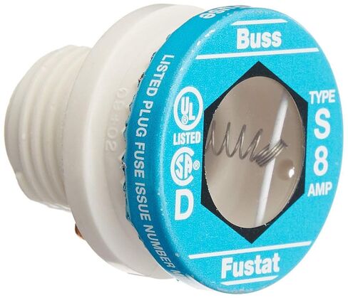 Bussmann BP/S-8 8 Amp Type S، قاعدة رفض الصمامات ثنائية العنصر، 125 فولت مدرجة في قائمة UL بواسطة Bussmann in Saudi Arabia