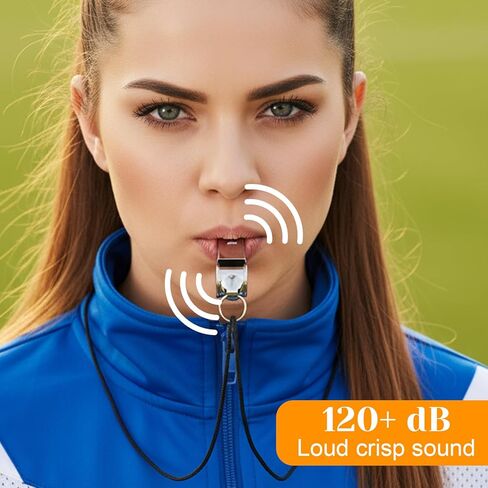 96 Pcs Stainless Steel Whistle for Coaches Referee Whistle with Lanyard Loud Clear Sound Sports Whistles Bulk Emergency Training Outdoor Safety Survival Kits in Saudi Arabia