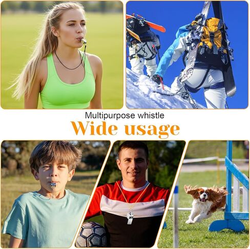 96 Pcs Stainless Steel Whistle for Coaches Referee Whistle with Lanyard Loud Clear Sound Sports Whistles Bulk Emergency Training Outdoor Safety Survival Kits in Saudi Arabia