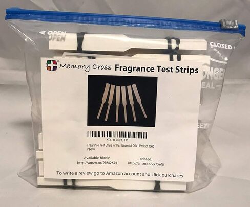Fragrance Testing Strips – 1,000 Count Tapered Perfume Blotters, 5" Long, Thick Absorbent Paper – Made in USA in Kuwait