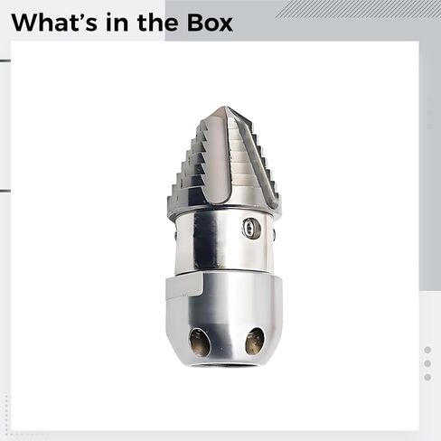 10-Jet Stainless Steel Drain Pipe Sewer Jetter Nozzle With Rotating Capability in Saudi Arabia