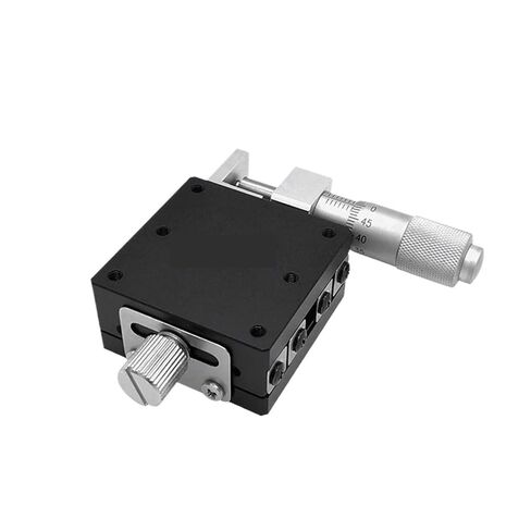 X-axis Optical Displacement high fine Adjustment Platform knob Micrometer Cross Guide Stage LX40/60 LGX40/60 40 * 40mm 60 * 60m(LGX40-C) in Saudi Arabia