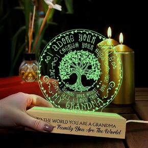 Gifts for Mom from Daughter Son | Mom Birthday Gifts | Acrylic Night Lamps for Mother | Things to Get Your Mom on Valentines Day, Thanksgiving, Christmas, Mothers Day | Butterfly Shaped