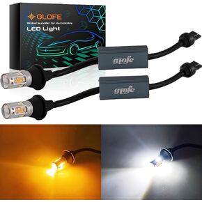 3157 4057 3057 4157 3030SMD Error Free Dual Color Type 2 Switchback DRL LED Turn Signal Light Bulbs No Hyper Flash Built-in Resistors All in One