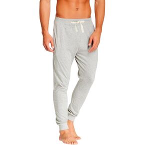 Bottoms Out Knit Jersey Pajama Pants for Men - Lounge Pants, Elastic Waist Pants with Drawstring, Sleep Pants for Men