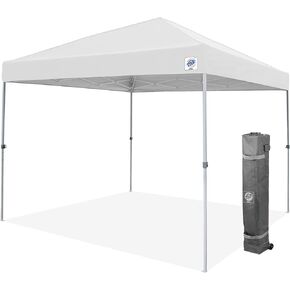 E-Z UP Patriot ONE-UP Technology Shelter, 10' x 10', Royal Blue (PTSRB10)