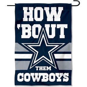 Dallas Cowboys How Bout Them Cowboys Yard Garden Banner Flag