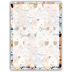 قرطاسية Cat - ورقة ذات رأسية مقاس 8.5 × 11-60 - ورق ذو رأسية للقطط (Cat)