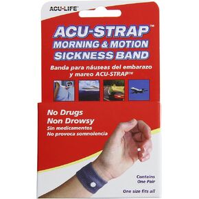 Motion and Morning Sickness Band | For Nausea at Home or Travel | Universal Size