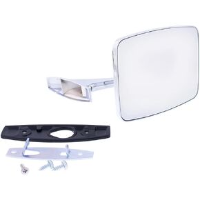 United Pacific C738710 Left-Hand Side Exterior Side Mirror for Chevy/GMC Trucks, Die-Cast & Chrome Plated – Single Mirror (L/H Side)