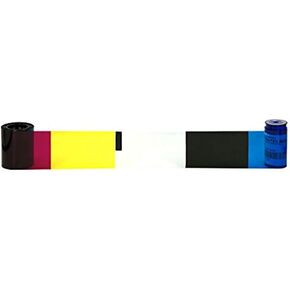 Werpros New 534000-002 Color Ribbon Tape Compatible for Datacard SD260 SD360 SP25 SP35 SP55 SP75 Plus Card Printers 534000-002 YMCKT Ribbon 250 Images