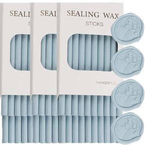 Flora Pink Wax Seal Sticks, ONWINPOR 60pcs Glue Gun Wax Sealing Sticks for Wax Seal Stamp, Glue Gun Light Pink Wax Seal Sticks Great for Letter Sealing (60, Floral Pink + Cherry Pink + Gentle Pink)
