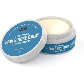 Natural Rapport Dog Paw Wax - The Only Paw & Nose Balm Dogs Need Dogs Need - Moisturizing Balm Protects and Heals Dry or Cracked Skin (2 oz)
