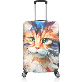 Luggage Cover, Elastic Washable Stretch Suitcase Protector, Approved Travel Accessories Baggage Covers for 18-20 Inch Luggage(S)