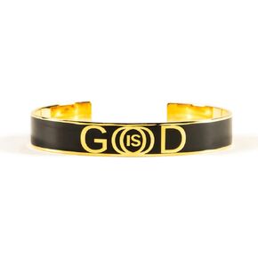 STORYJEWELLERY Religious Christian Bracelets for Women, God is Good Inspirational Faith Bracelet, Prayer Jesus Bible Cuff Bangle, Catholic Birthday Christmas Jewelry Gifts for Friends Mom Daughter