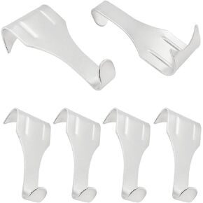 6PCS Thickened Plated Color S Shaped Picture Hooks Traceless Photo Wall Hanging Hooks Oil Painting Exhibition Gallery Picture Frame Hooks Applied to Shelves Frames Picture Rail Hanging Systems