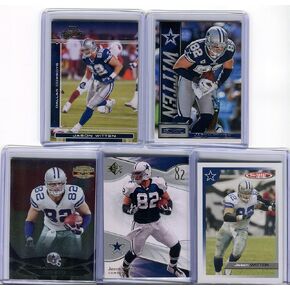 Jason Witten Dallas Cowboys Assorted Football Cards 5 Card Lot