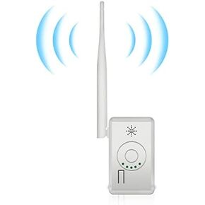 (ONLY for WEILAILIFE Security Camera System) 2.4G Wireless Booster Repeater with Power Supply,WiFi Range Extender, Support Wireless Repeater/IPC Router Mode