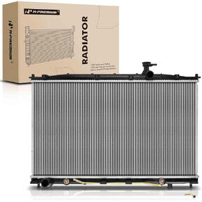 A-Premium Engine Coolant Radiator with Transmission Oil Cooler Compatible with Hyundai Santa Fe 2007-2009 V6 2.7L 3.3L, Automatic Transmission, Replace# 253100W100