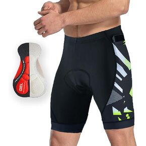 Men's Cycling Underwear Bike Shorts Breathable Quick Dry 4D Padded Gel Sponge