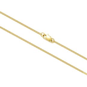 14k Yellow Gold 1mm/1.2mm/1.35mm Thin Gold Chain Necklace for Women, Classic Thin Cable Chain Necklace Durable Strong Solid 14k Gold Chain Necklace Women, 14inch-36inch
