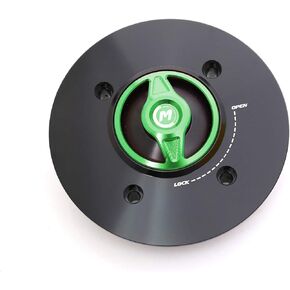 Gold REVO CNC Quick Release Gas Fuel Cap Compatible with KLE300 17-19 Z900 ABS 17-19 Z650 17-19 Ninja 400 18+ 2019 2020