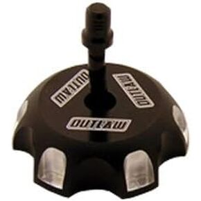 Outlaw Racing 12049 Billet Anodized Gas Fuel Tank Cap With Vent Hose Black KX250 YZ125
