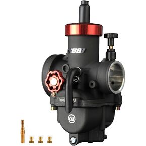 NIBBI Replacement Orginal High Performance Speed Modified Carburetor PE30MM Main jet Slow jet Fit Motorcycle Scooter Atv Dirt bike 180CC-300CC Honda Yamaha Suzuki Kawasaki CG GY6 Engine