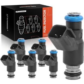 A-Premium Fuel Injectors Compatible with Chevrolet Malibu 2010, Impala 2006-2011, Monte Carlo 2006-2007, Uplander 2008-2009 & Buick Lucerne 2009-2011, Terraza & Pontiac G6 & Saturn Relay 6-PC Set