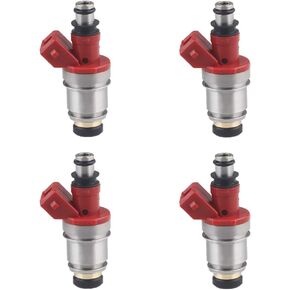 JDMON Compatible with Fuel Injectors Nissan Pickup D21 2.4L replace 1990-1994 16600-86G00 1660086G00 4pcs