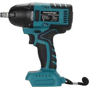 1300N.m High Torque 3/4" Impact Wrench,959Ft-lbs Brushless Impact Gun Compatible for Makita 18V Battery(No Battery) Cordless Impact Wrench for Truck, Heavy-duty Project