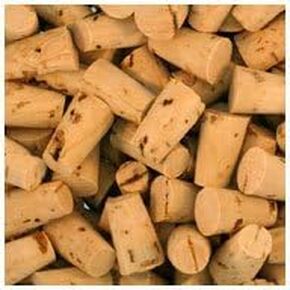Size 00 Cork Stoppers, Standard Grade, Regular Length, Tapered Corks (Qty 25)