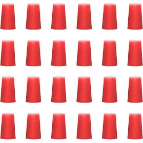 smseace 50Pack Silicone Rubber Plug 0.187" x 0.343" Rubber Stopper Plugs for Coating, Hole Plugs, Painting Protection Silicone Rubber Stopper Plugs