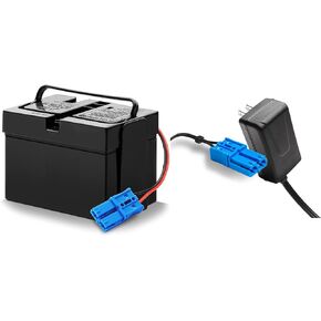 12V Battery and Charger Combo Set for 12 Volt Kid Trax Ride On Dodge Viper STR Dodge Ram 3500 Rideamales Scout Pony Josie Unicorn Disney Mickey Minnie Mouse Coupe Child Ride On Car