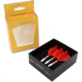 CUESOUL ROST T19 Integrated Dart Shaft and Flights 28mm Big Wing Shape-Say Goodbye to Falling Dart Flight