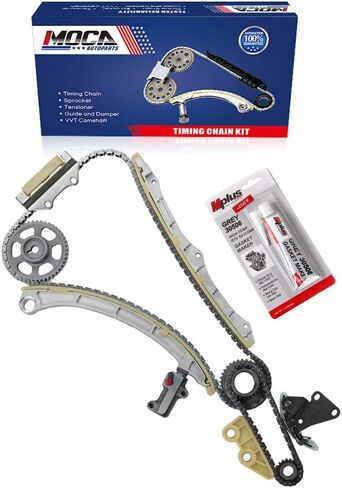 طقم سلسلة توقيت MOCA متوافق مع 04-08 لـ Acura TSX 2.4L و03-07 لهوندا أكورد و02-09 لهوندا CR-V و03-11 لهوندا إليمنت 2.4L L4 2354CC DOHC in Saudi Arabia