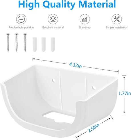 دعامة تثبيت على الحائط بدون براغي من Huafly لـ Eero 6 WiFi، عصا VHB على الحامل، حامل لاصق قوي، لا توجد أدوات ولا حفر ولا ثقب (قطعتان) in Kuwait