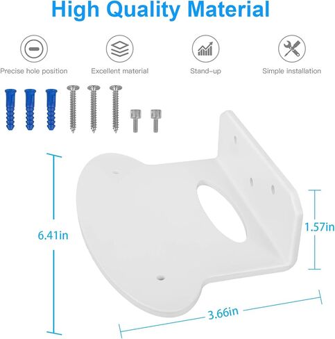 Wall Mount Holder for Orbi Tri-Band Mesh WiFi 6 Router(RBS850)(RBK852)(RBK853)/(RBS750)(RBS751)(RBK752)(RBK753)/(AX4200)(AX5700)(AX6000), Bracket Hanger Stand for Orbi Ultra by TIUIHU(White,1-Pack) in Kuwait