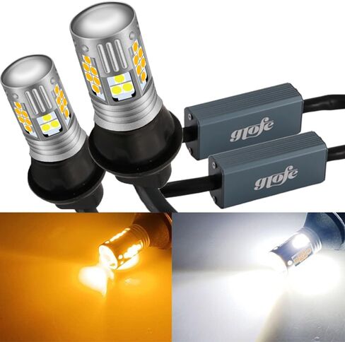 3157 4057 3057 4157 3030SMD خالية من الأخطاء مزدوجة اللون من النوع 2 مفاتيح DRL LED مصابيح إضاءة إشارة الانعطاف لا يوجد مقاومات فرط فلاش مدمجة الكل في واحد in Kuwait