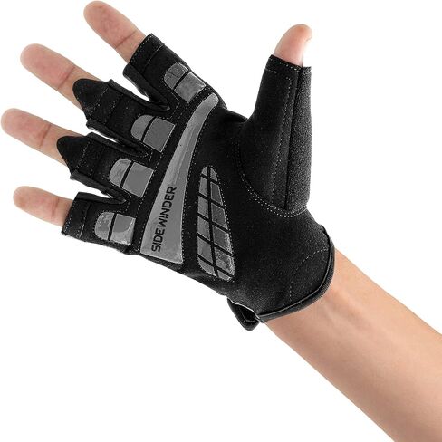 Sidewinder Workout Weight Lifting Gloves Breathable Workout Gloves for Men and Women Gel Padded Shock-Absorbing Extra Grip Palm Protection Fingerless Exercise Gloves for Cycling Gym Climbing Training in Kuwait