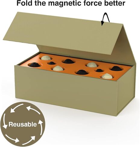 MONDEPAC 4 Pack Gift Boxes with Magnetic Lid 12" X 6" X 4" for Presents,Luxury for Gift Packaging, Bridesmaid Gifts Boxes, Magnetic Gift Box for Gifts,Birthday Gift Boxes,Christmas Gift Boxes in Saudi Arabia