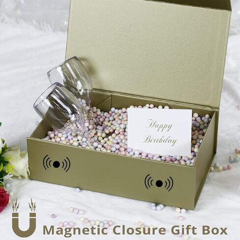 MONDEPAC 4 Pack Gift Boxes with Magnetic Lid 12" X 6" X 4" for Presents,Luxury for Gift Packaging, Bridesmaid Gifts Boxes, Magnetic Gift Box for Gifts,Birthday Gift Boxes,Christmas Gift Boxes in Saudi Arabia