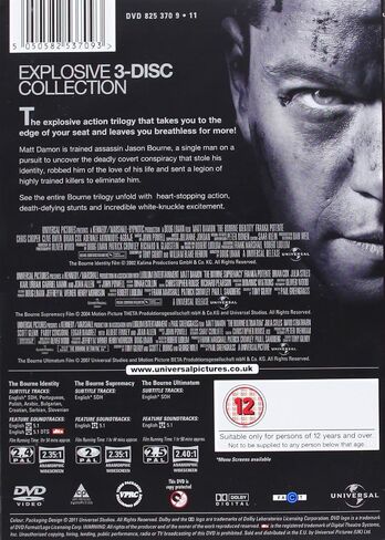 The Ultimate Bourne Collection: Identity/Supremacy & Ultimatum [DVD] [2007] [UK Import] in Saudi Arabia